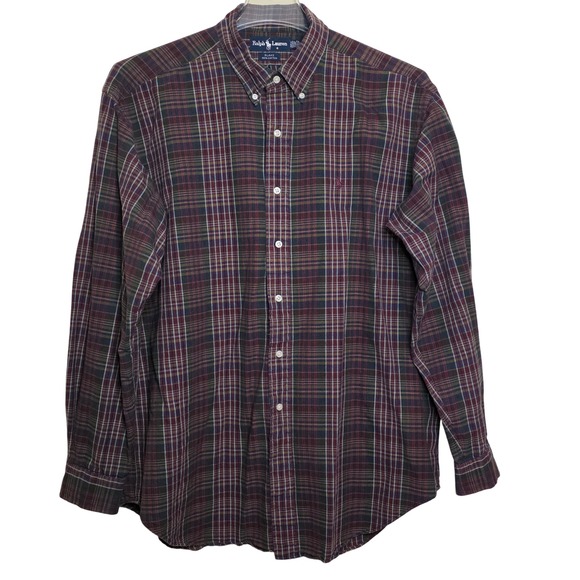Ralph Lauren Other - Ralph Lauren Mens Large Blake Collection Plaid Button Down Shirt  Fall